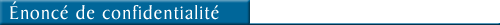 Énoncé de confidentialité Tab