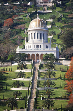 The Shrine of the Báb, Mount Carmel, Haifa, Israel.