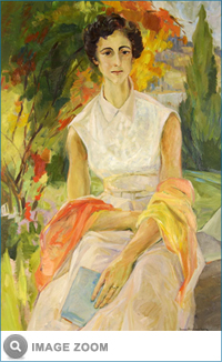 Devlin painting entitled “Nan Gordon” (1963) from the Vernon Public Art Gallery.